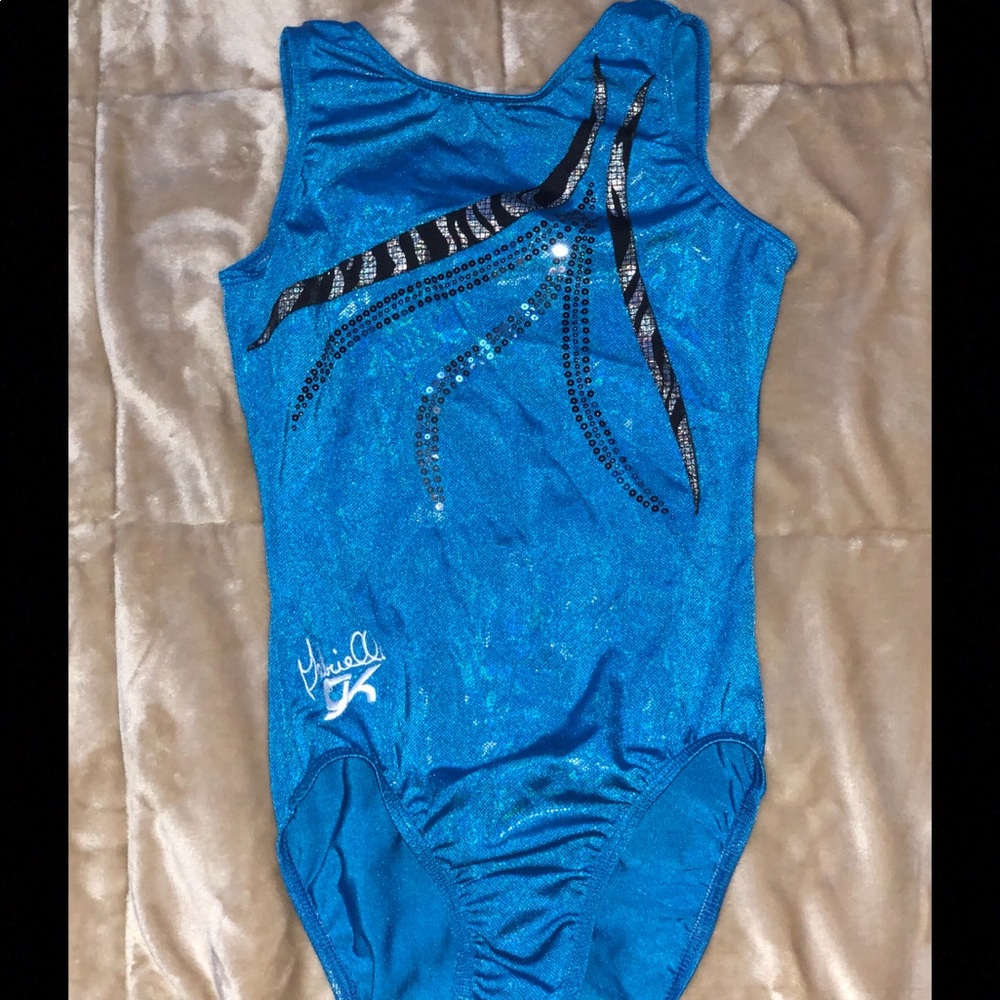 GK Gabrielle sequin leotard!